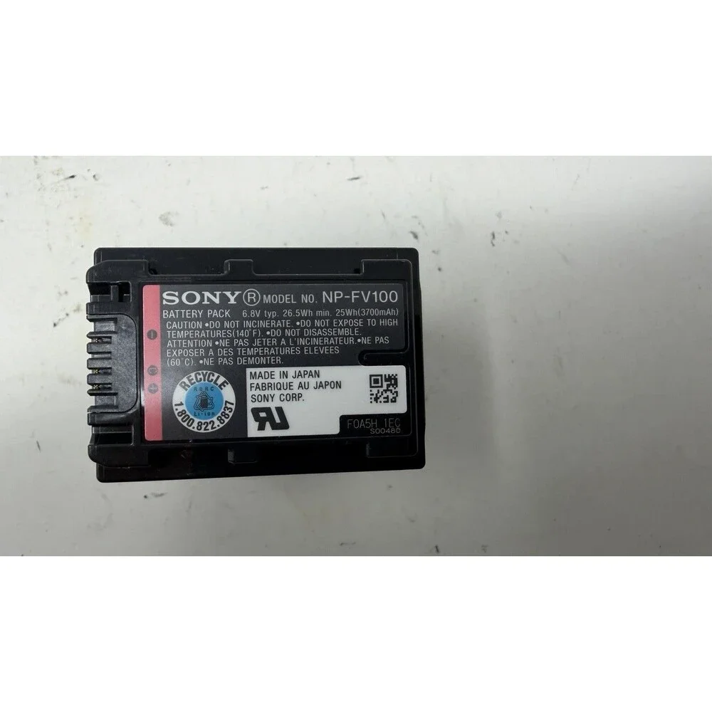 Original Sony NP-FV100A infoLithium Camcorder-ActiForce V-Series